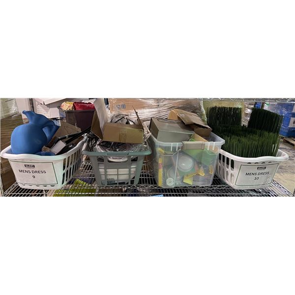 Group of Misc - Faux Plant, Decor, BBQ Brush, Lights, Etc.