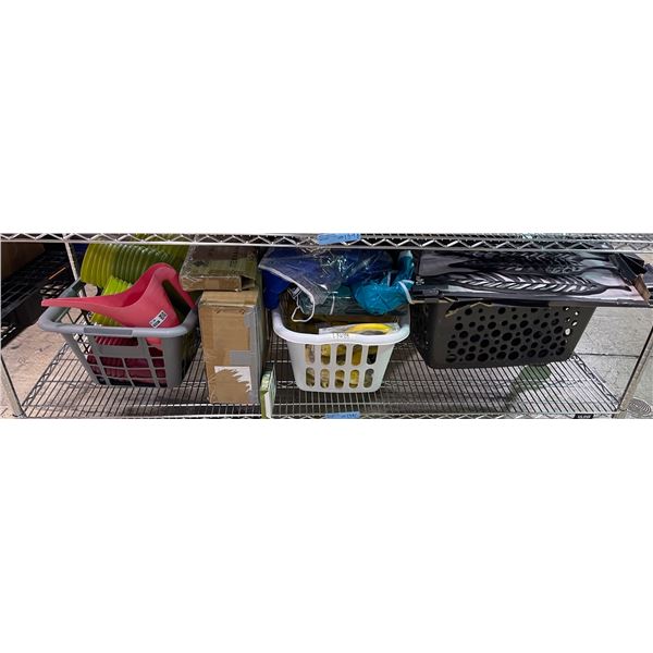 Group of Misc - Decor, Buckets, Rainsuit, Cords, Etc.