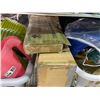 Image 3 : Group of Misc - Decor, Buckets, Rainsuit, Cords, Etc.
