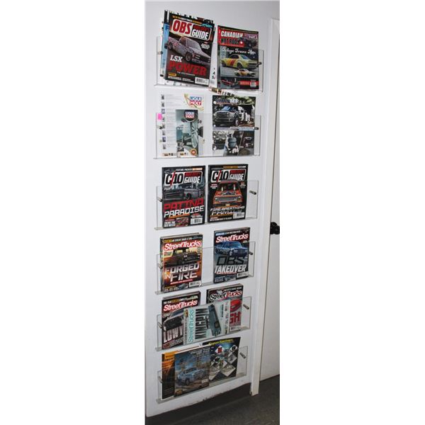 WALL MOUNT MAGAZINE STORAGE, INCLUDES MAGAZINES
