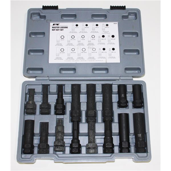 PT 16PC MASTER LUG NUT KEY SET