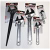 Image 1 : LOT OF ASSORTED WRENCHES, ALL DIFFERENT, INCLUDES