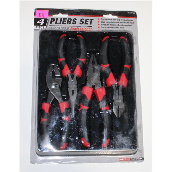 PT 4PC PLIERS SET