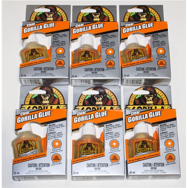 LOT OF CLEAR GORILLA GLUE