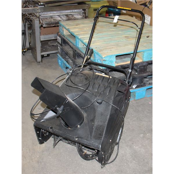 BLACK SNOWBLOWER WITH ELECTRIC START