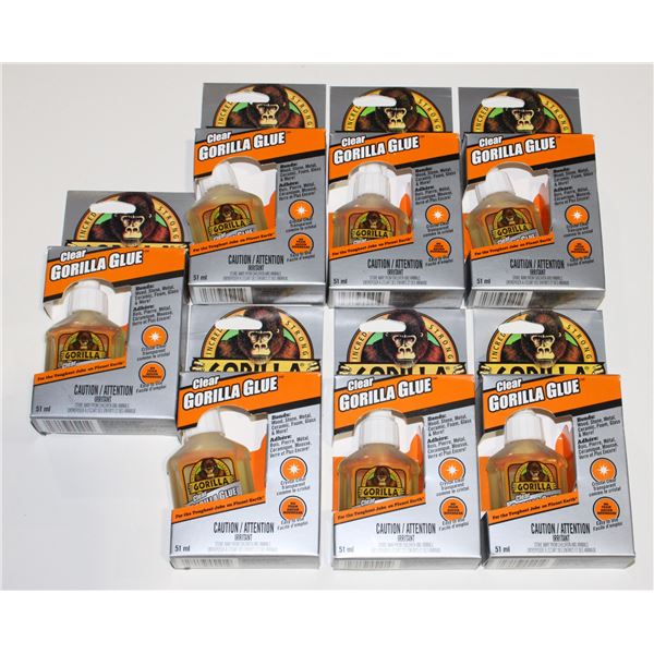 LOT OF CLEAR GORILLA GLUE
