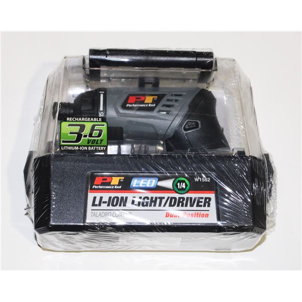 PT 3.6V LED LI-ION RECHARGEABLE LIGHT/ DRIVER