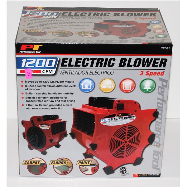 PT 1200CFM ELECTRIC BLOWER