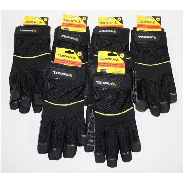 LOT OF TERRA HIGH PERFORMANCE MECHANICS GLOVES