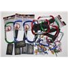 Image 1 : LOT OF ASSORTED SIZE CARABINERS, AND MAGNETIC