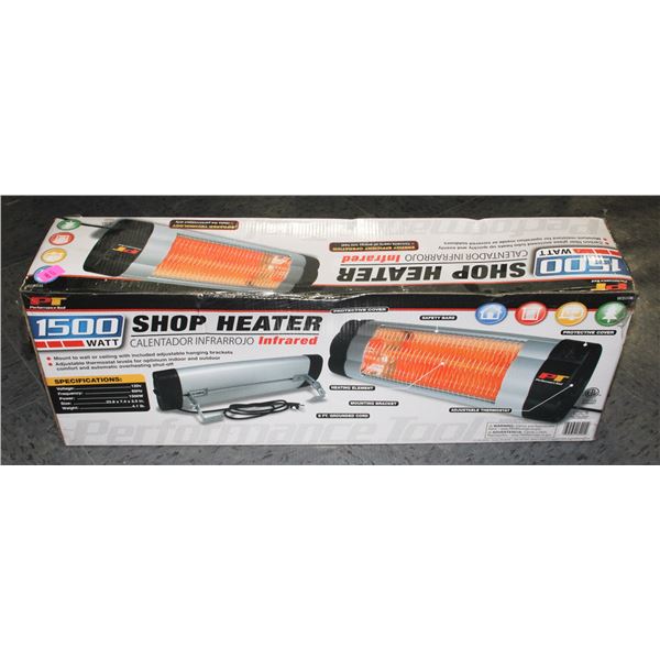 PT 1500W SHOP HEATER. INFRARED
