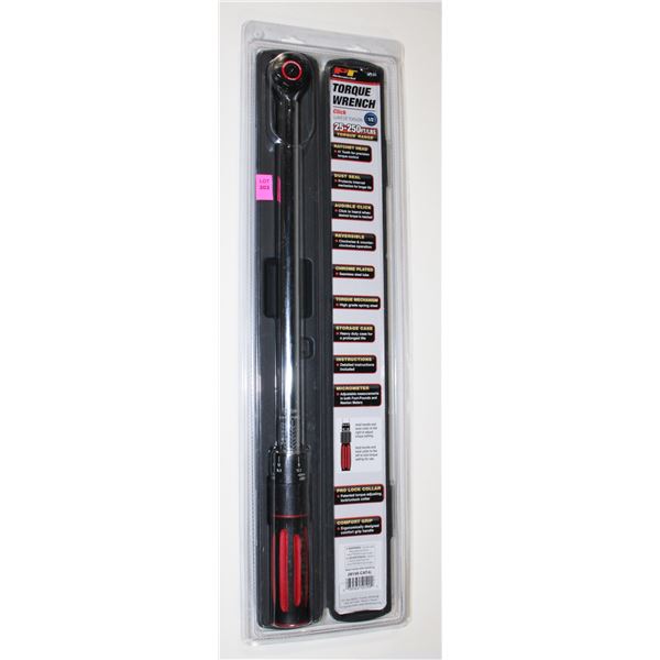 PT 1/2" DRIVE TORQUE WRENCH CLICK STYLE