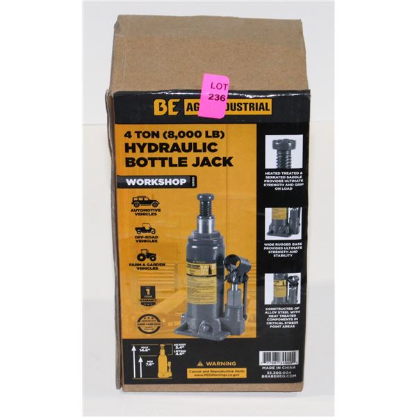 4 TON HYDRAULIC BOTTLE JACK