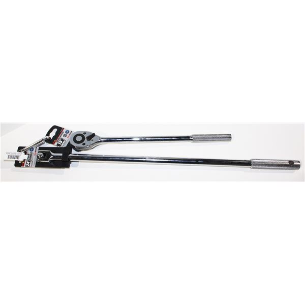 PT 24" FLEX HANDLE 1/2" DRIVE BREAKER BAR, AND PT