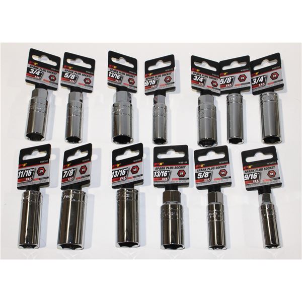 LOT OF 3/8" DRIVE SAE SOCKETS