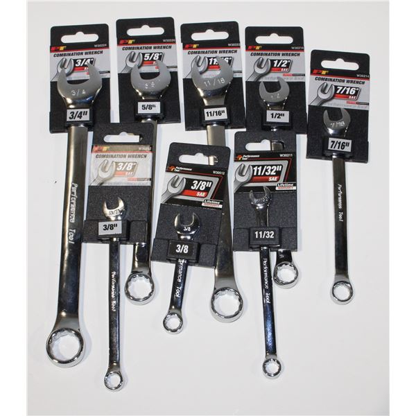 LOT OF SAE COMBINATION WRENCHES