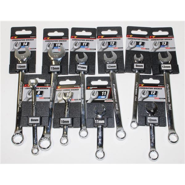 LOT OF METRIC COMBINATION WRENCHES