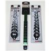 Image 1 : ALUMINUM SOCKET RAIL FOR 1/4" SOCKETS, TWO 10PC