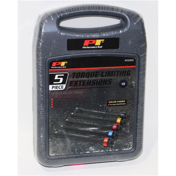 PT 5PC TORQUE LIMITING EXTENSIONS 1/2" DRIVE