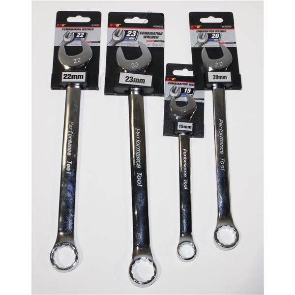 LOT OF METRIC COMBINATION WRENCHES