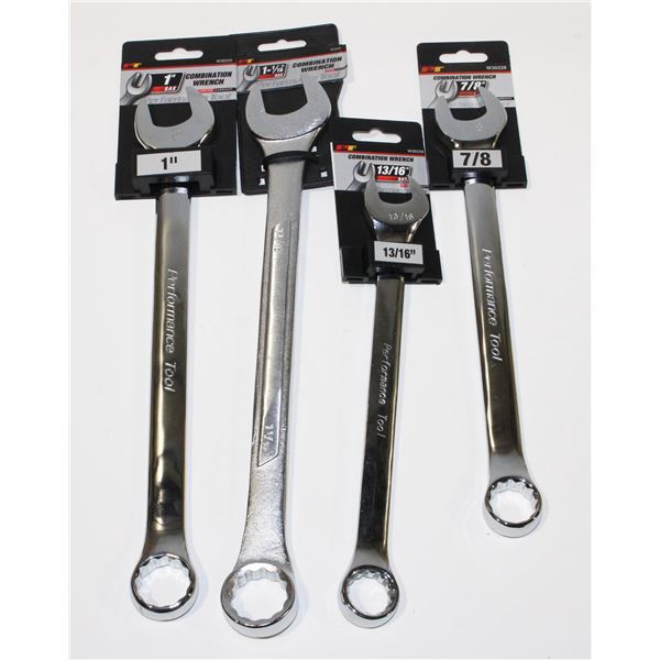 LOT OF SAE COMBINATION WRENCHES