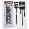 Image 1 : LOT OF 1/4" DRIVE SOCKET EXTENSIONS AND 9PC