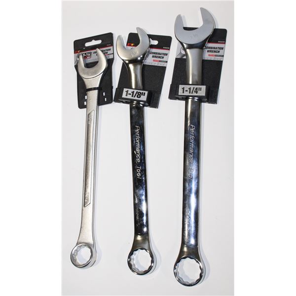 LOT OF SAE COMBINATION WRENCHES