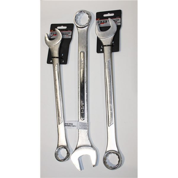LOT OF SAE COMBINATION WRENCHES