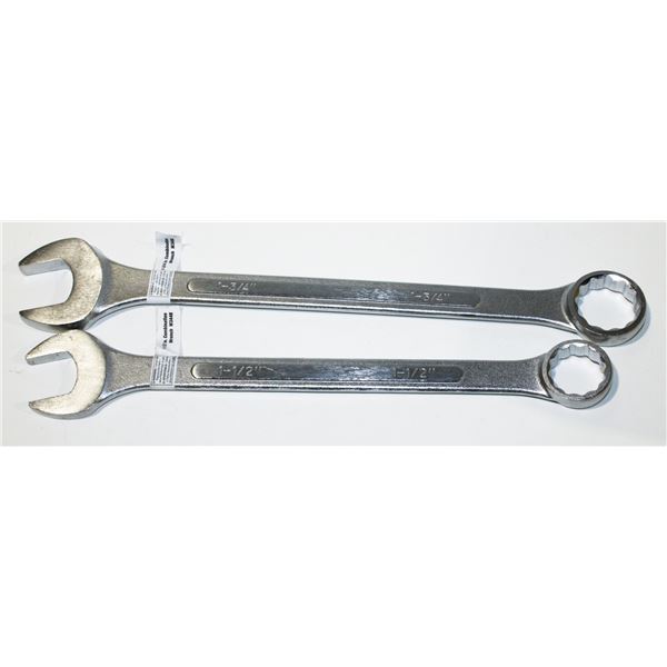 1-3/4" AND 1-1/2" COMBINATION WRENCHES
