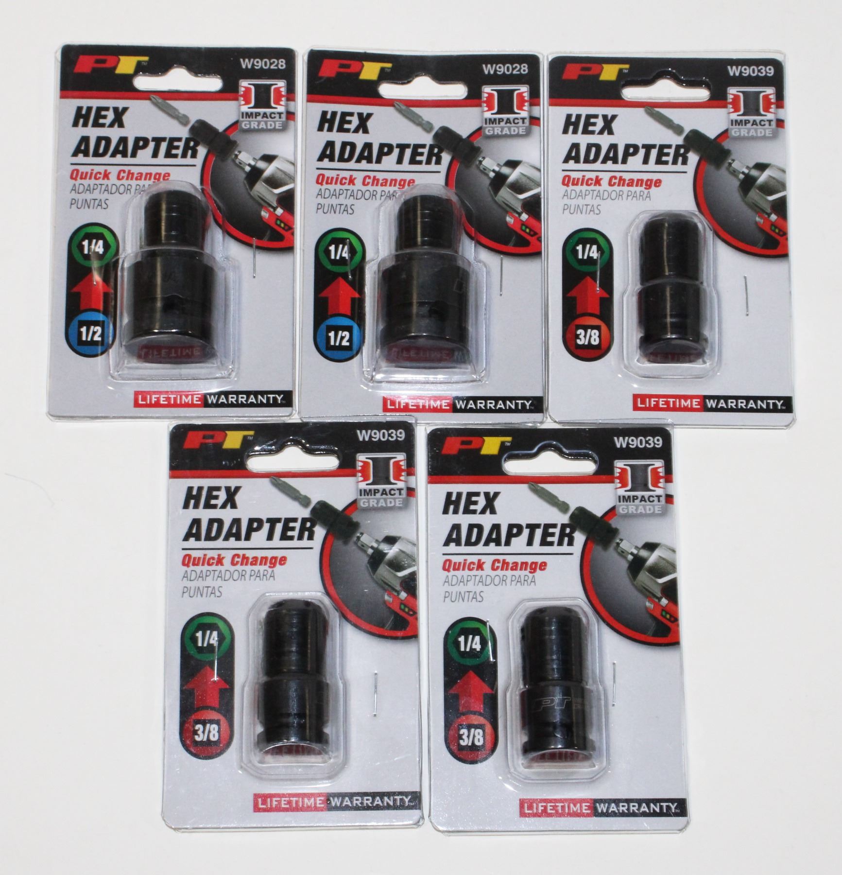 ASSORTED QUICK CHANGE HEX ADAPTERS