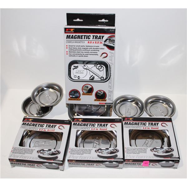 LOT OF MAGNETIC PARTS TRAYS