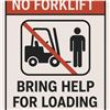 Image 1 : JUST A REMINDER: NO FORKLIFT AT THIS LOCATION. BRING HELP FOR LOADING
