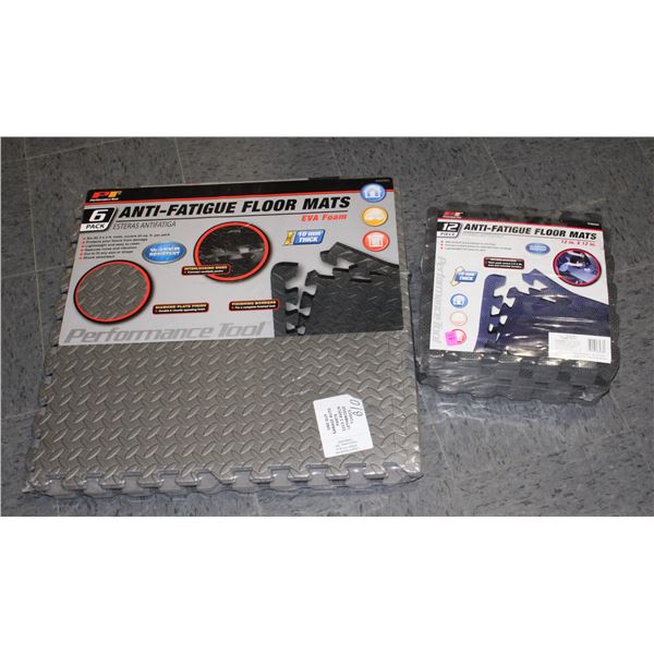 6PC ANTI-FATIGUE FLOOR MATS WITH 12PC ANTI-FATIGUE