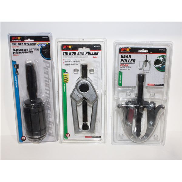 PT TAIL PIPE EXPANDER, TIE ROD END PULLER, GEAR