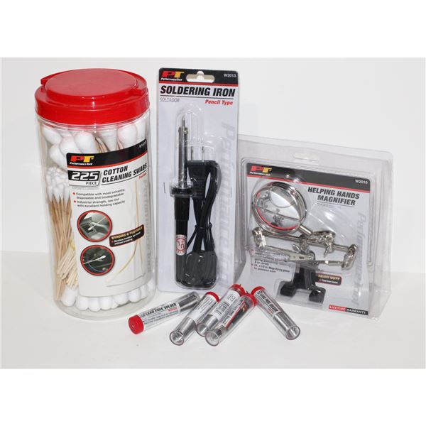 COTTON CLEANING SWABS, SOLDERING IRON, LEAD FREE