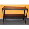 Image 1 : 4' SHELVING UNIT. APPROX 3' TALL X 17.5" DEEP