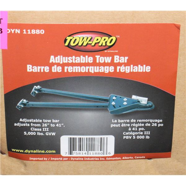 TOW-PRO ADJUSTABLE TOW BAR