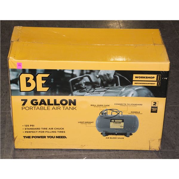 BE 7 GALLON PORTABLE AIR TANK
