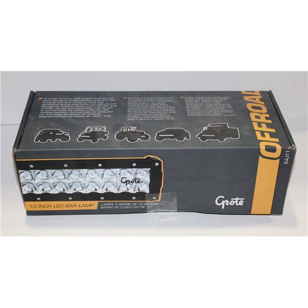 GROTE OFF ROAD 10" LED BAR LAMP