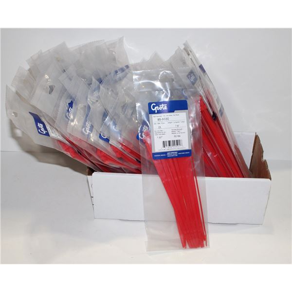 LARGE LOT OF 7.6" LONG GROTE CABLE TIES