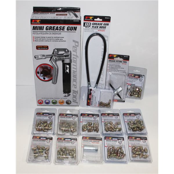 GREASE GUN AND OTHER GRESE SUPPLIES