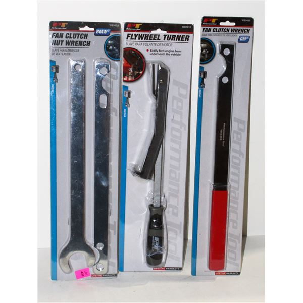 FAN CLUTCH NUT WRENCH (BMW), FLYWHEEL TURNER,