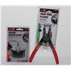 Image 1 : BRAKE ROTOR HONE, AND SNAP RING PLIERS