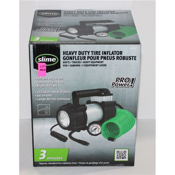 SLIME HEAVY DUTY TIRE INFLATOR