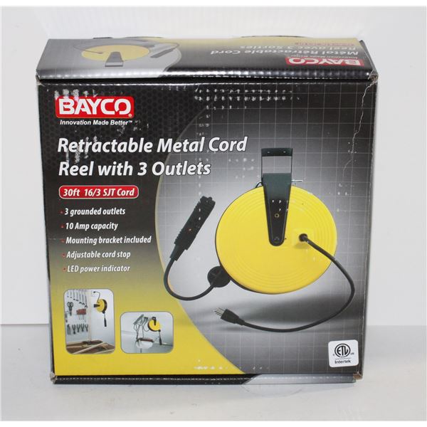 BAYCO RETRACTABLE METAL CORD