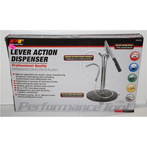 LEVER ACTION DISPENSER