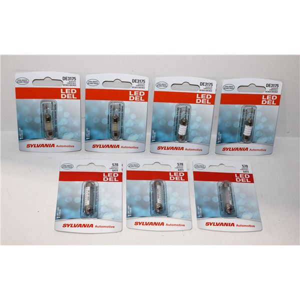 LOT OF ASSORTED LED BULBS