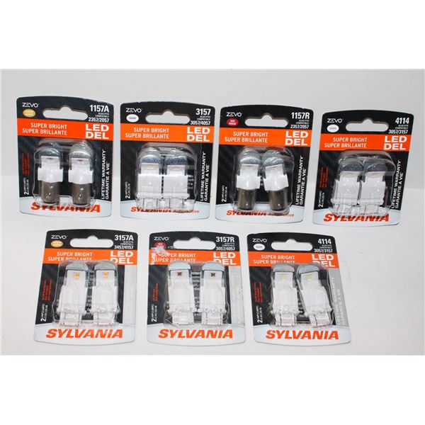 LOT OF ASSORTED LED BULBS