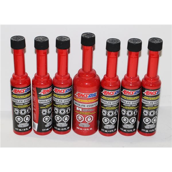 LOT OF AUTOMOTIVE FLUIDS, AMSOIL GASOLINE