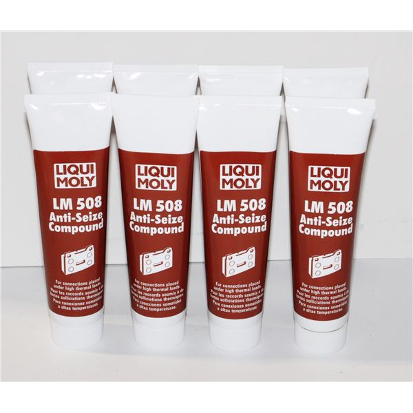 8 TUBES OF LIQUI MOLY LM 508 ANTI-SEIZE